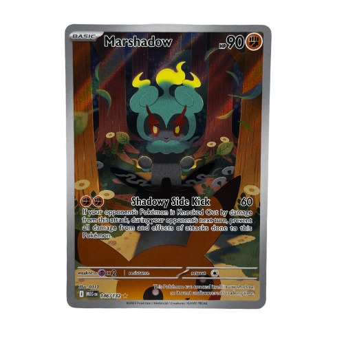 marshadow pokemon card Pokémon TCG: Mega Evolution Marshadow 146/132 Illustration Rare NM –  TheCardGuysLLC