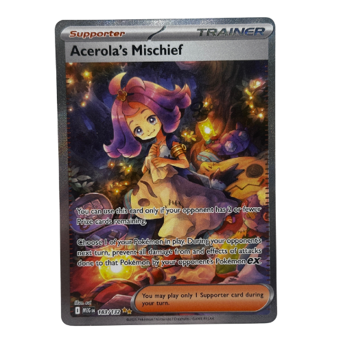 Pokémon TCG: Acerola's Mischief Secret Illustration Rare Mint Condition #183/132