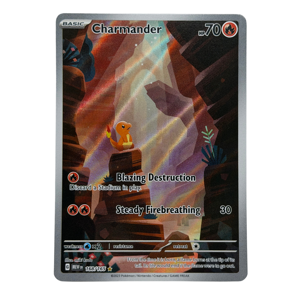 Pokémon TCG: Charmander 168/165 Holo SV: Scarlet & Violet 151 NM