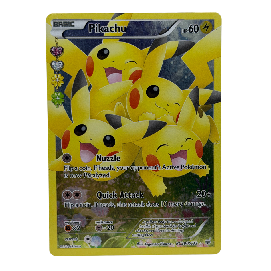 Pokémon TCG: 2016 Pikachu RC29/RC32 Generations Radiant Collection Full Art LP/MP