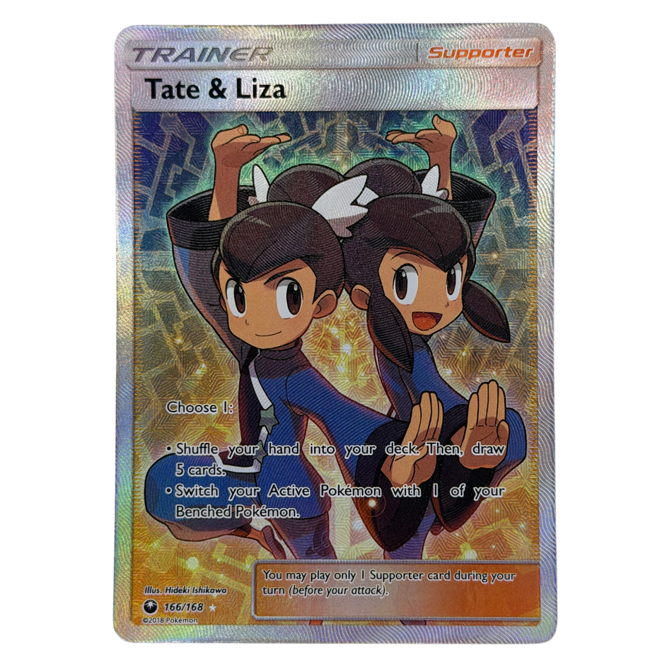 Pokémon TCG: Tate & Liza 166/168 Celestial Storm Full Art Ultra Rare NM