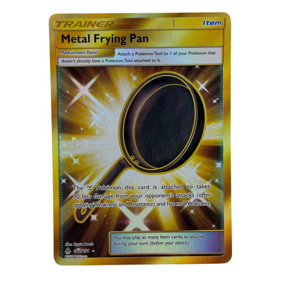 Pokémon TCG: Metal Frying Pan 144/131 Secret Rare Forbidden Light Holo NM