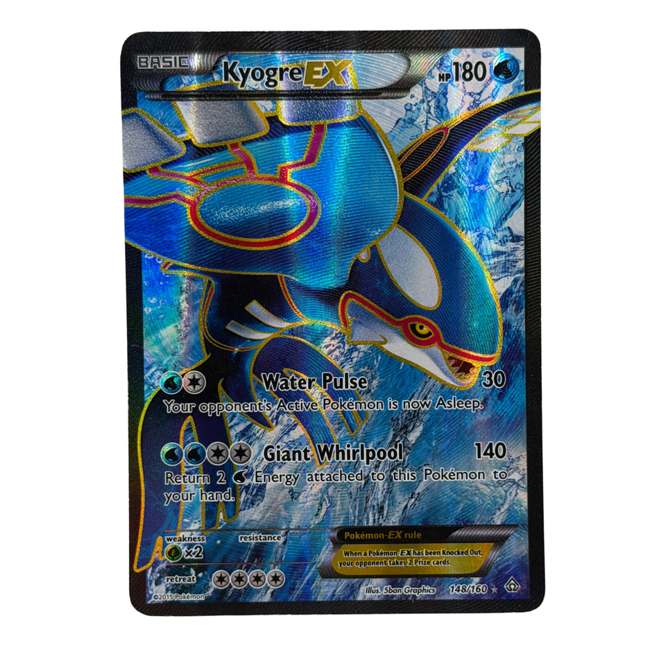 Pokemon TCG: Kyogre EX 148/160 Primal Clash Full Art HP