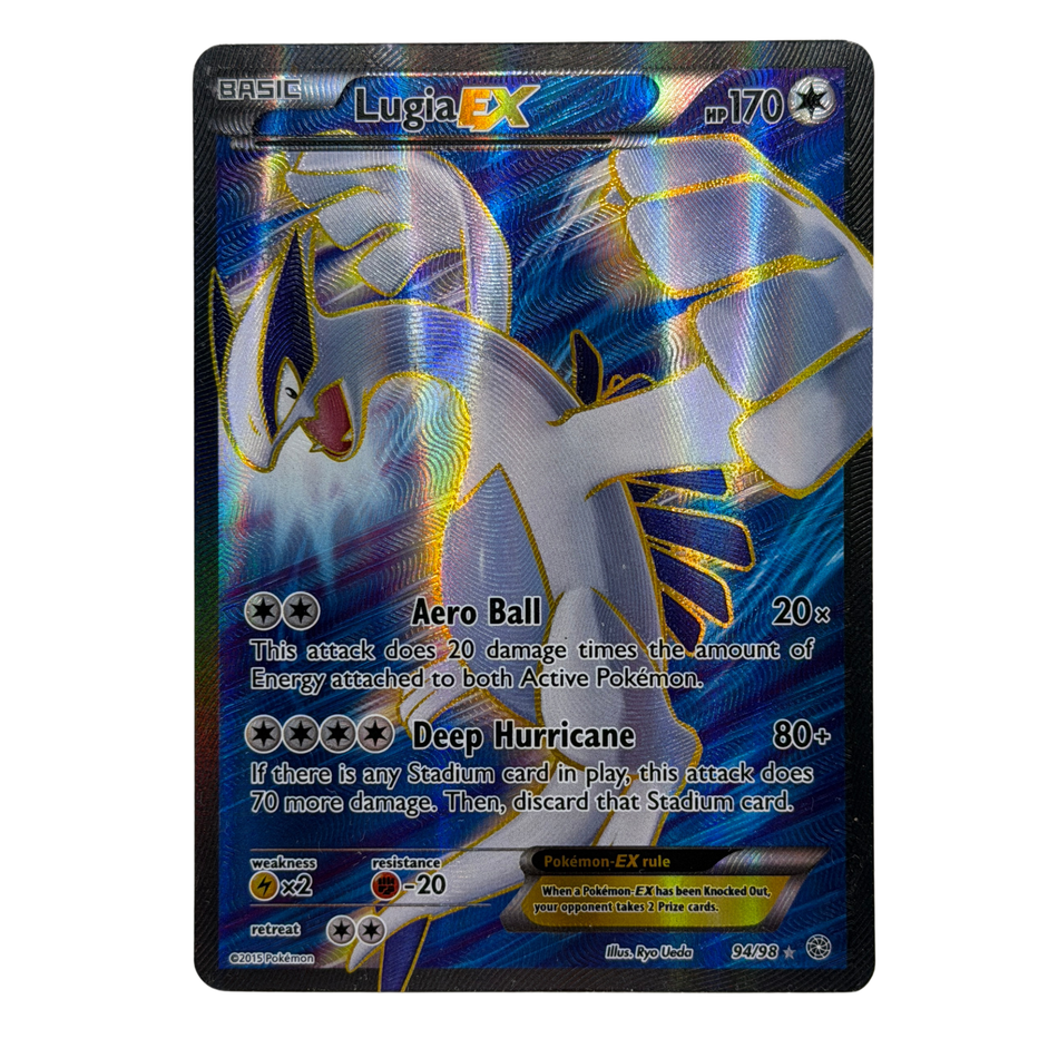Pokemon TCG: Lugia EX Full Art 94/98 XY Ancient Origins Holo MP