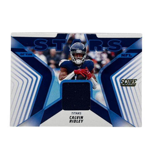 2025 Score Football Stars of The NFL Calvin Ridley Jersey Patch Card NM