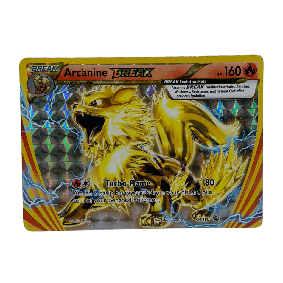 Pokemon TCG: Arcanine Break XY180 Holo Promo Rare HP