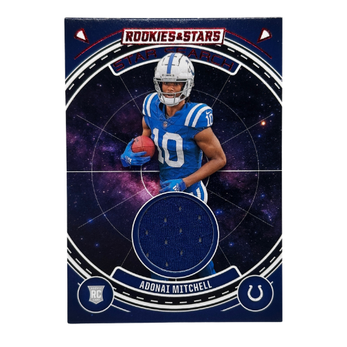 2024 Panini Football Rookies & Stars Adonai Mitchell Star Search Patch NM