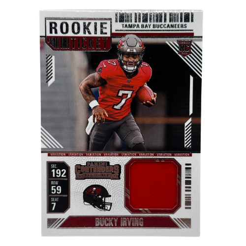 2024 Panini Contenders Football Bucky Irving Rookie Ticket Jersey RC NM