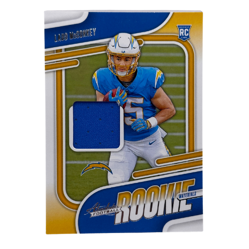 2024 Panini Absolute Football Ladd McConkey Rookie Materials RC NM
