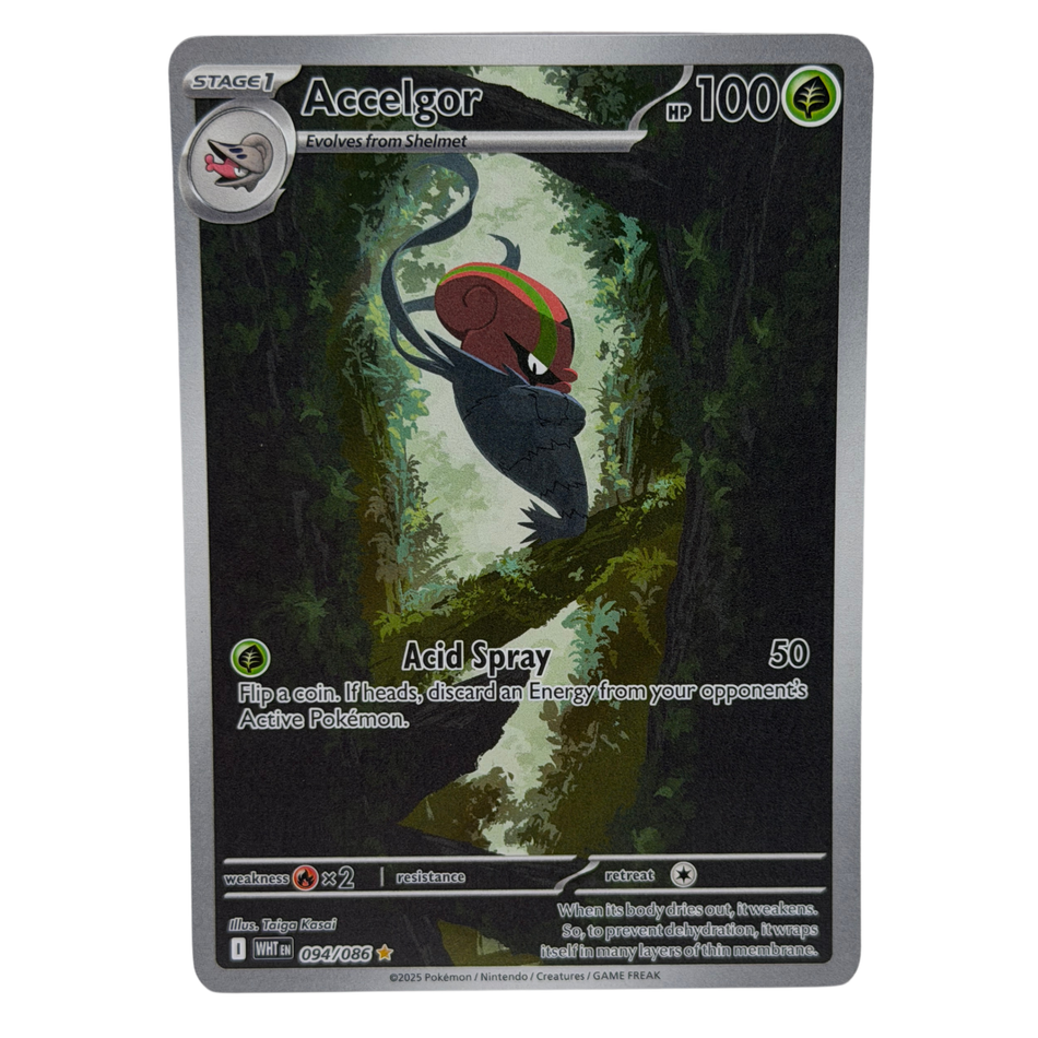 Pokemon TCG: Accelgor 094/086 Sv: White Flare Holo NM