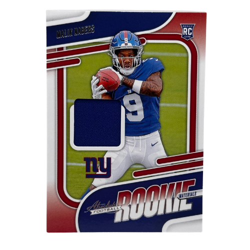 2024 Panini Absolute Football Malik Nabers #ARM-MNS Patch Rookie RC NM