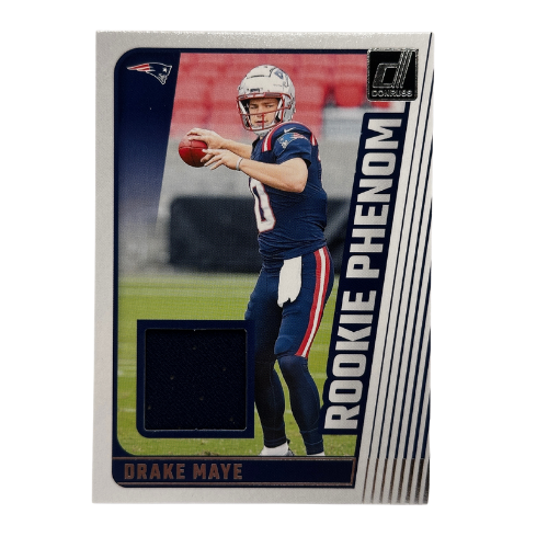 2024 Panini Donruss Drake Maye Rookie Phenom Jerseys #RPJ-DMA Patriots NM