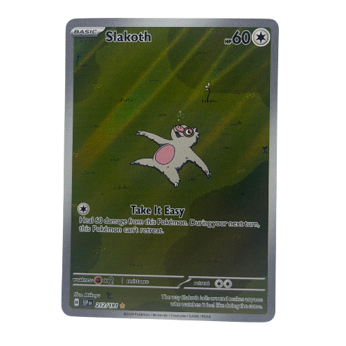 Pokemon TCG: Slakoth 212/191 S&V Surging Sparks Illustration Full Art NM