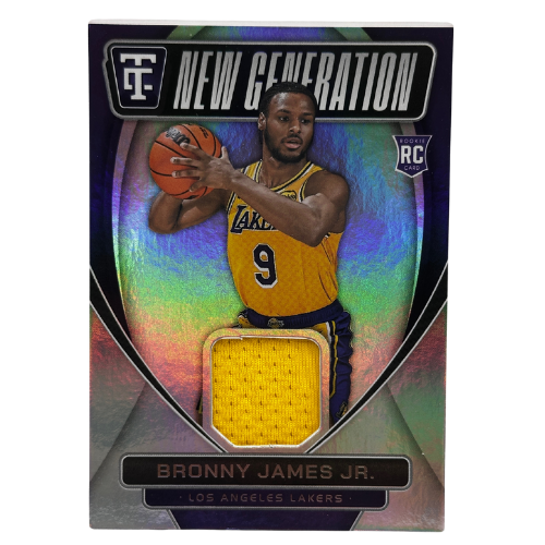 24/25 Panini Totally Certified New Generation Jerseys Bronny James #NGJ-BNJ NM
