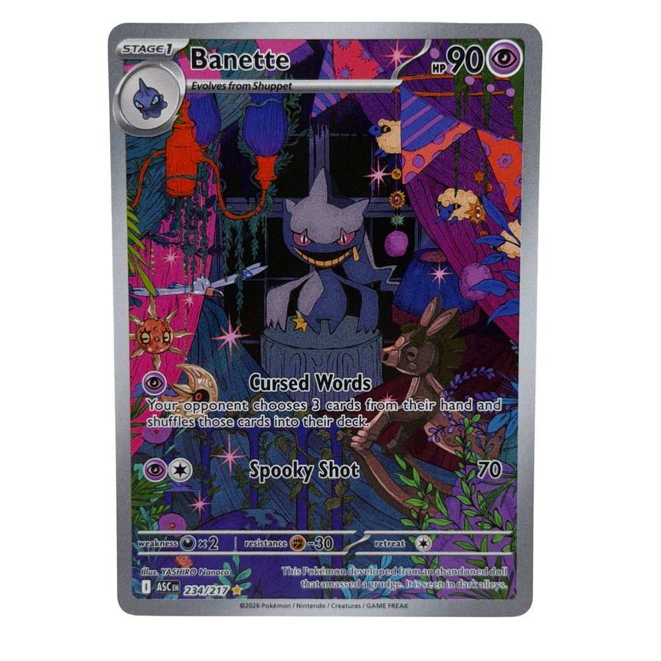 Pokemon TCG: Banette 234/217 Me: Ascended Heroes Holo NM