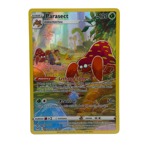 Pokemon TCG: Parasect #TG01/TG30 Lost Origin Trainer Gallery Holo NM