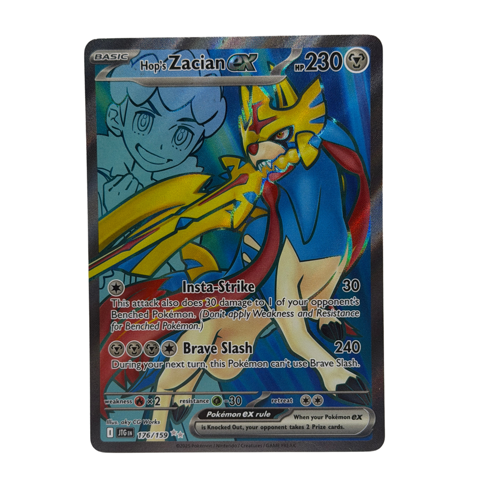 Pokemon TCG: Hop's Zacian ex 176/159 Journey Together NM