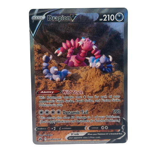 Pokémon TCG: Drapion V GG49/GG70 Ultra Rare Holo NM
