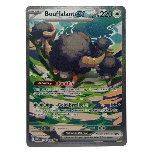 Pokemon TCG: Bouffalant EX 170/086 Special Illustration Rare White Flare NM