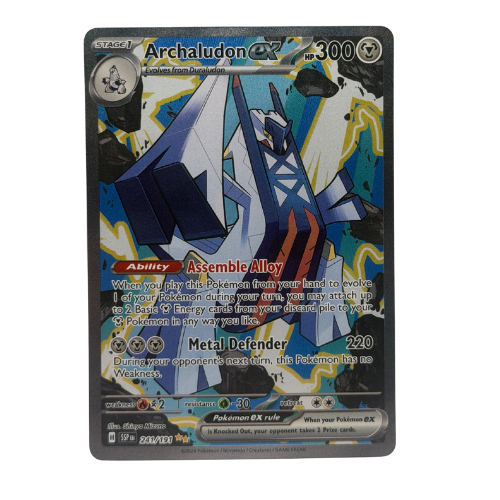 Pokemon TCG: Archaludon ex 241/191 Sv08: Surging Sparks Holo NM