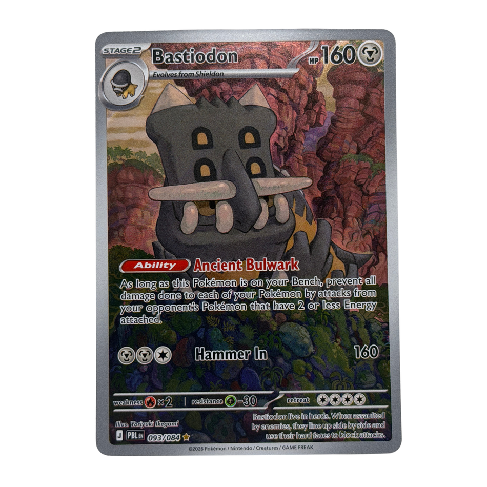 Pokemon TCG: Bastiodon Illustration Rare 093/084 Pitch Black NM
