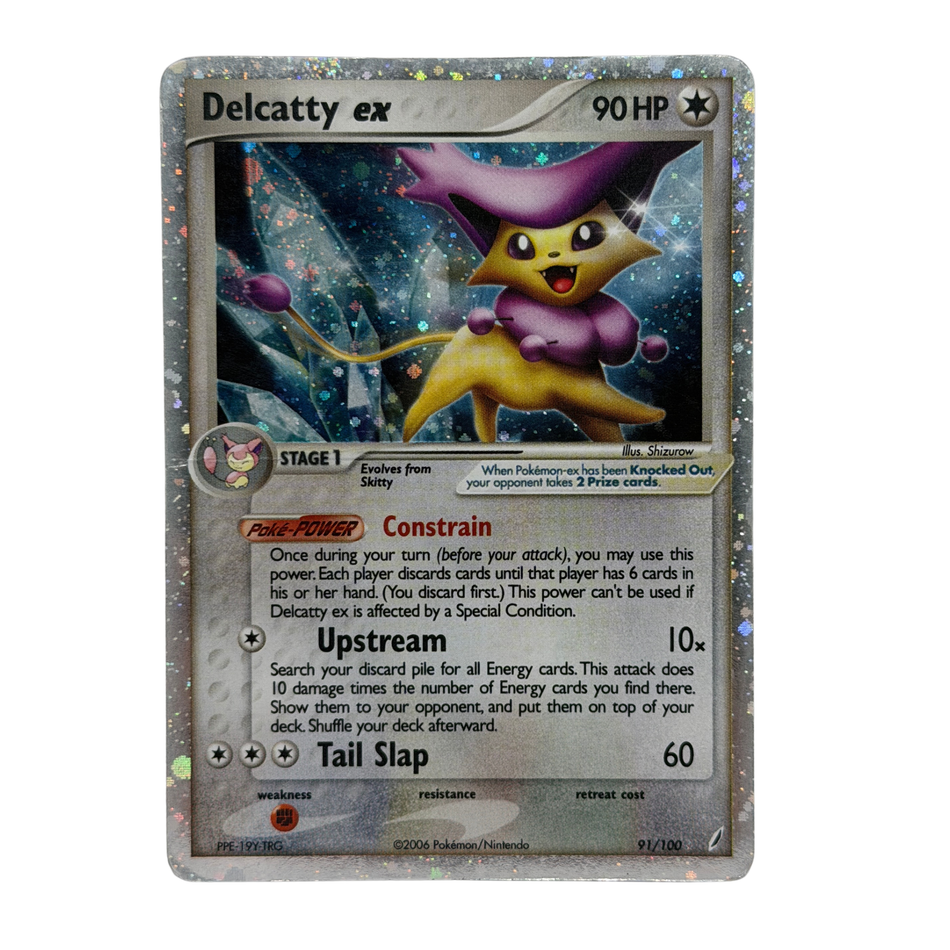 Pokemon TCG: Delcatty ex 91/100 Crystal Guardians Holo LP