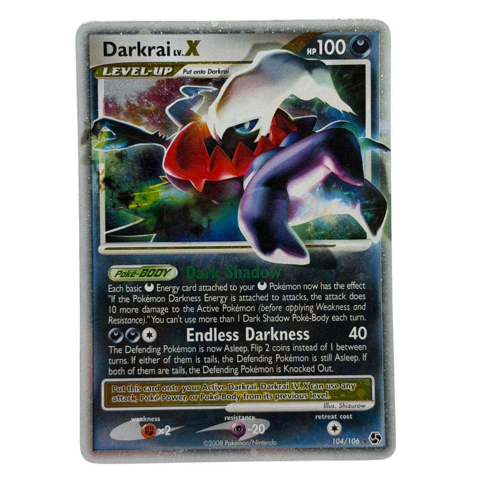 Pokemon TCG: Darkrai LV.X 104/106 Great Encounters 2008 LP