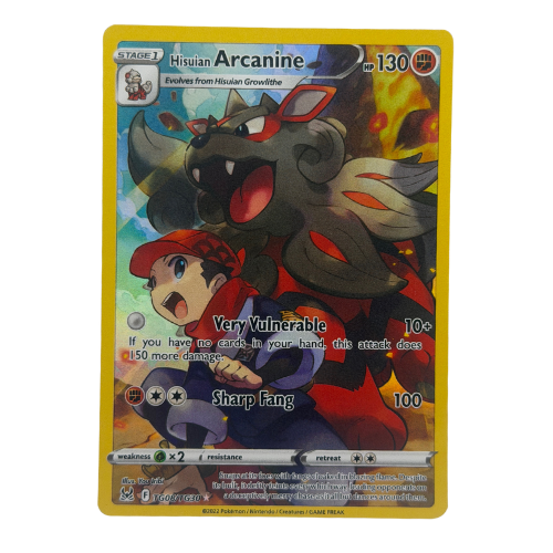 Pokémon TCG: Hisuian Arcanine TG08/TG30 Lost Origin Trainer Gallery NM