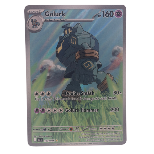 Pokémon TCG: Golurk 123/086 Illustration Rare NM