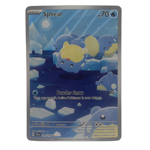 Pokemon TCG: Spheal 199/191 Illustration Rare Surging Sparks NM
