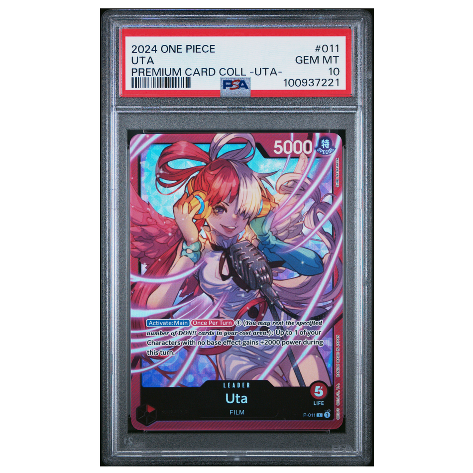 2024 Bandai: One Piece EN Premium Card Collection #011 UTA PSA 10