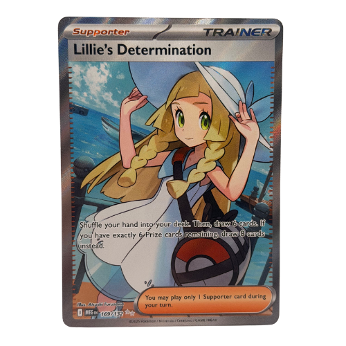 Pokemon TCG: Lillie's Determination Ultra Rare Full Art Holo 169/132 NM