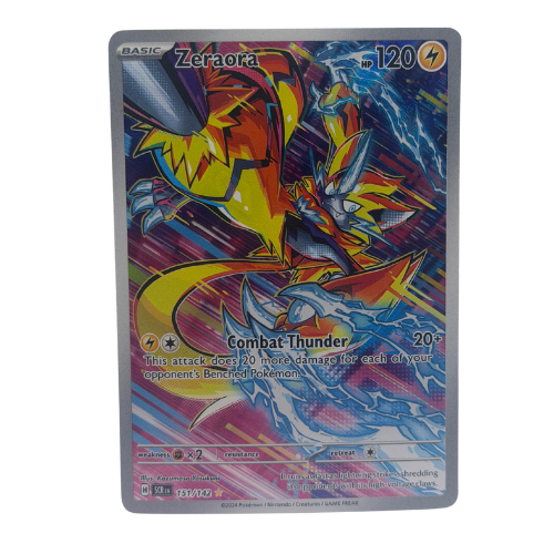 Pokémon TCG: Zeraora 151/142 Holo Illustration Rare Stellar Crown NM