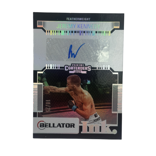 2025 Panini Contenders PFL Debut Jeremy Kennedy Bellator Ink Auto /25 NM