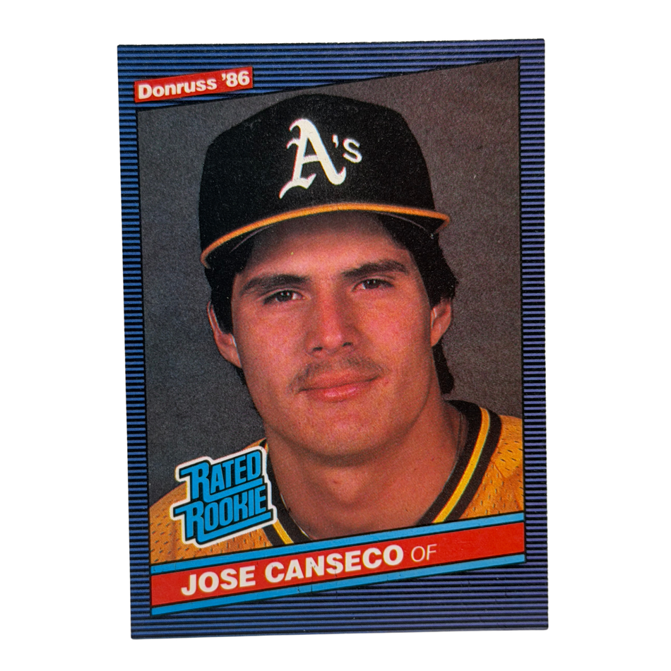1986 Donruss Rated Rookie Jose Canseco Oakland Athletics #39 RC