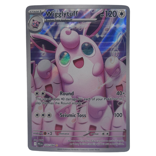 Pokemon TCG: Wigglytuff 105/094 Me02: Phantasmal Flames Illustration Rare NM