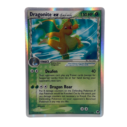 Pokémon TCG: Dragonite Ex Delta Species Holo 91/101 NM