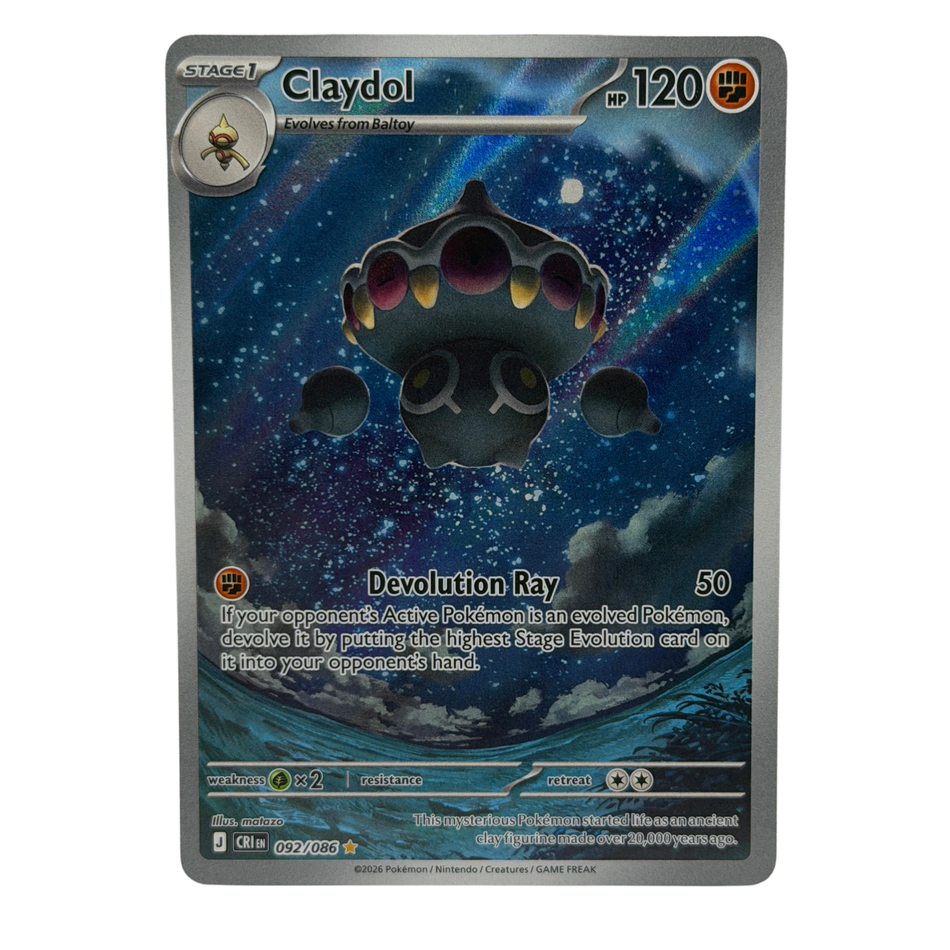 Pokemon TCG: Claydol 092/086 Holo Illustration Rare Chaos Rising NM