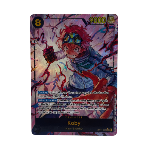 Bandai: One Piece- A Fist of Divine Speed Op11-119 Koby NM