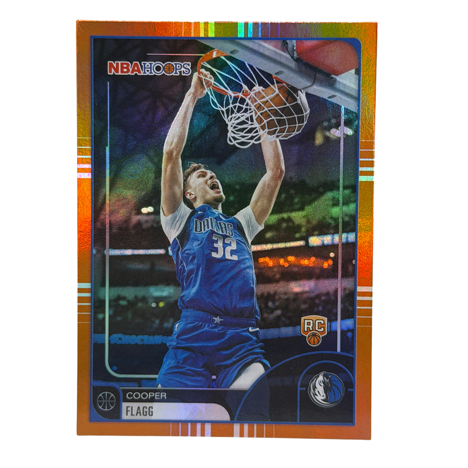 2025-26 Topps NBA Hoops Cooper Flagg Orange Holo Foil RC #35