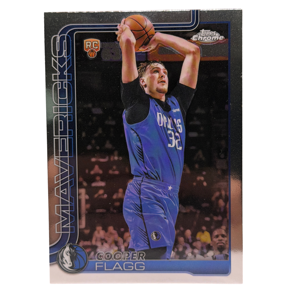 2025-26 Topps Basketball Cooper Flagg Dallas Mavericks RC Chrome #251
