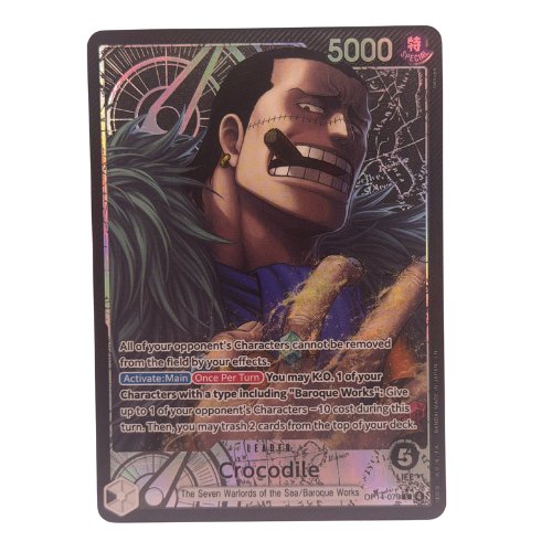 Bandai: One Piece Crocodile OP14-079 Alternate Alt Art Leader NM