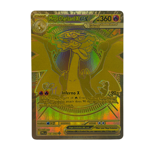 Pokémon TCG: Mega Charizard ex 130/094 Gold NM