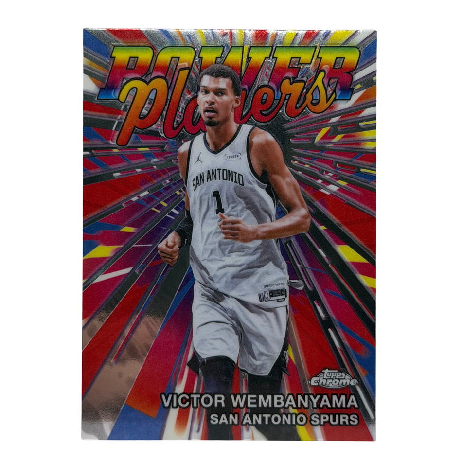 2025-26 Topps Chrome Update Victor Wembanyama Power Players Base #PP-5