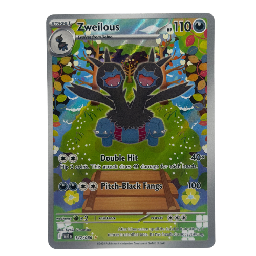 Pokémon TCG: Zweilous 147/086 Illustration Rare NM