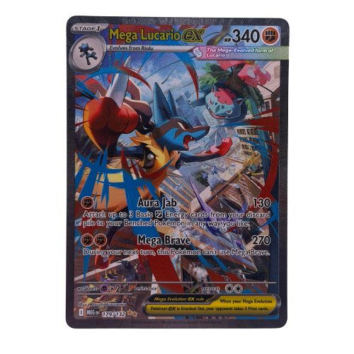 Pokemon TCG: Mega Lucario ex 179/132 Mega Evolutions SIR