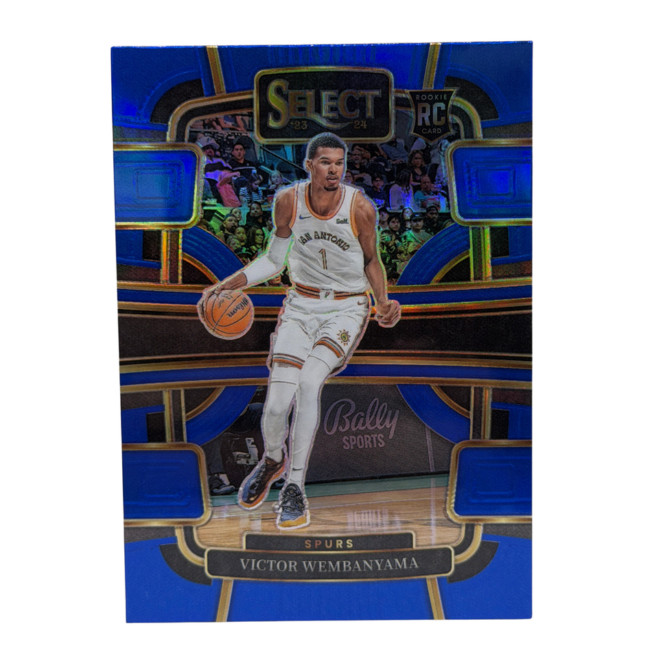 2023-24 Panini Select Concourse Victor Wembanyama #87 Blue RC