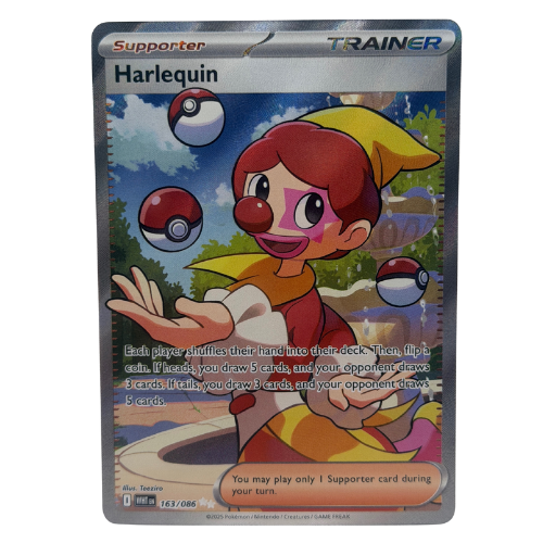 Pokemon TCG: Harlequin Ultra Rare SV: White Flare 163/086 Holofoil NM