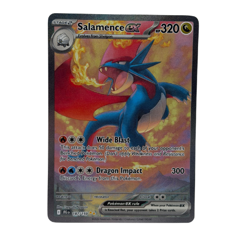 Pokemon TCG: Salamence EX Journey Together SIR 187/159 NM