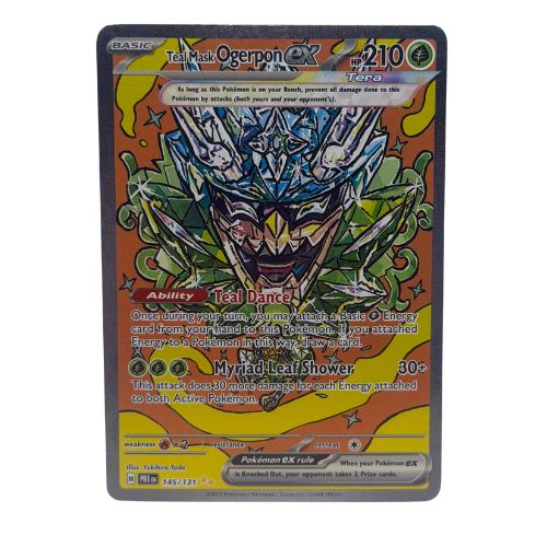 Pokemon TCG: Teal Mask Ogerpon ex SIR Prismatic Evolutions 145/131 NM